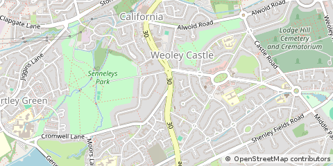 Map of Birmingham