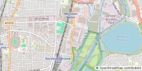 Map of Tottenham, London