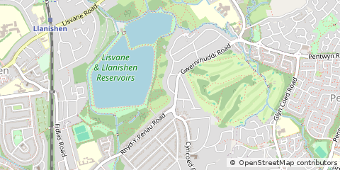 Map of Cardiff