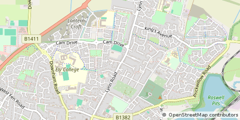 Map of ELY, Cambridgeshire