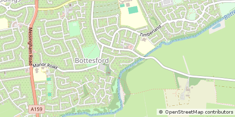 Map of Scunthorpe, North Lincolnshire