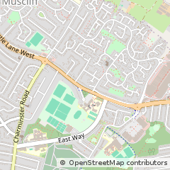 Map of Bournemouth, Dorset