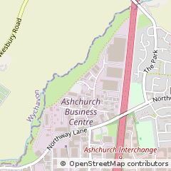 Map of Tewkesbury, Gloucestershire