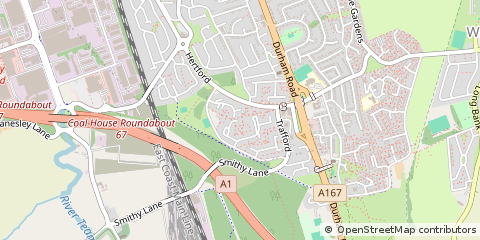 Map of Gateshead