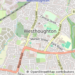 Map of Bolton, Greater Manchester