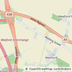 Map of Lichfield, Staffs