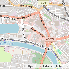 Map of Preston, Lancashire