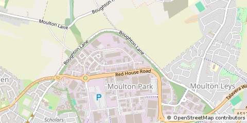 Map of Northampton, Northamptonshire