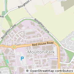 Map of Northampton, Northamptonshire