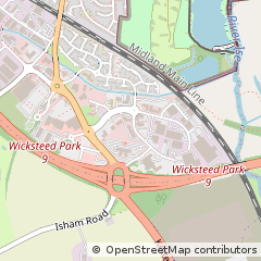 Map of Kettering, Northamptonshire