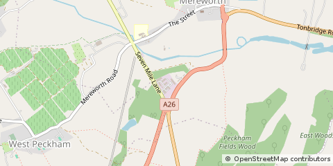Map of Maidstone, Kent