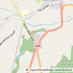 Map of Maidstone, Kent