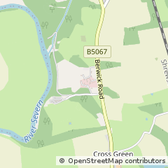 Map of Shrewsbury, Shropshire