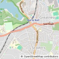 Map of Sevenoaks, Kent