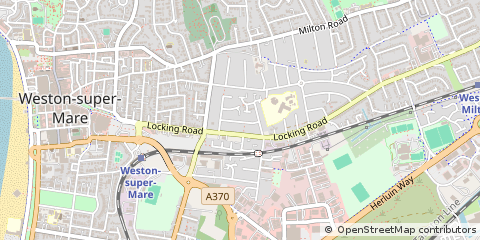 Map of Weston-Super-Mare, N Somerset