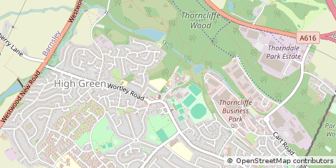 Map of Sheffield