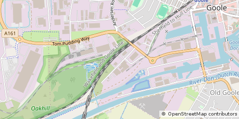 Map of Goole, East Yorkshire