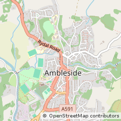 Map of Ambleside, Cumbria