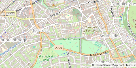 Map of Edinburgh
