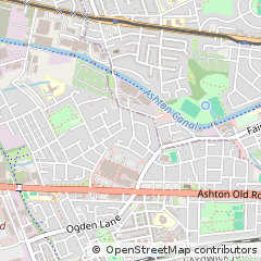 Map of Manchester, Lancashire