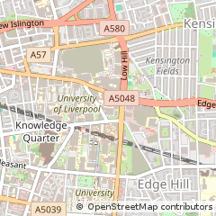 Map of Liverpool, Merseyside