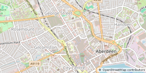 Map of Aberdeen