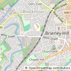 Map of Brierley Hill, West Midlands