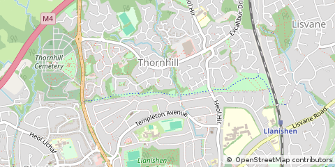 Map of Cardiff