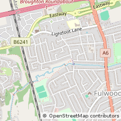 Map of Preston, Lancashire