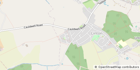 Map of Swadlincote, Derbyshire