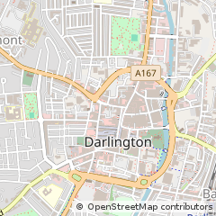 Map of Darlington