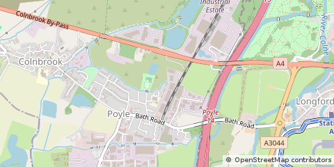 Map of Slough