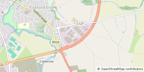 Map of Milton Keynes, Buckinghamshire