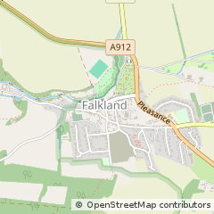 Map of Cupar, Fife