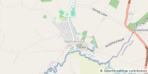 Map of Swadlincote