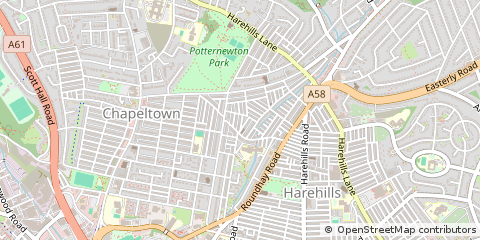 Map of Leeds