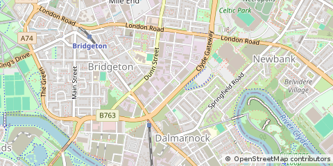 Map of Glasgow