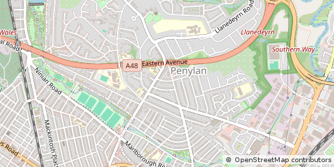 Map of Cardiff