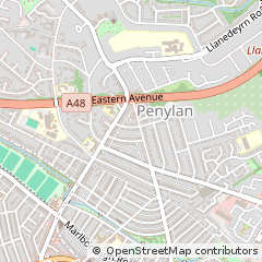Map of Cardiff