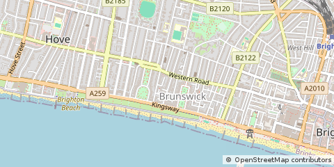 Map of Hove