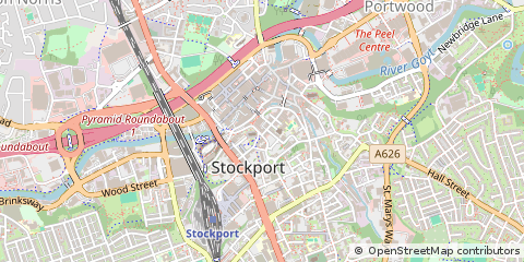 Map of Stockport