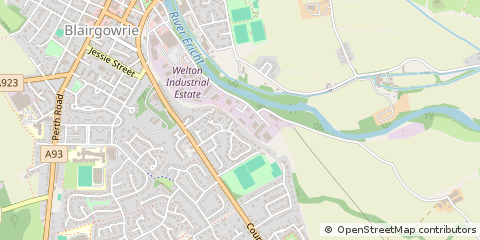 Map of Blairgowrie