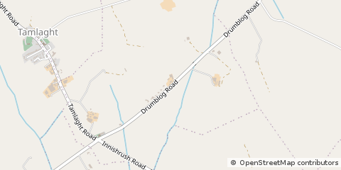Map of Maghera, Co Londonderry