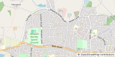 Map of Thatcham, Berkshire