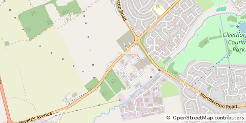 Map of Grimsby, N E Lincolnshire