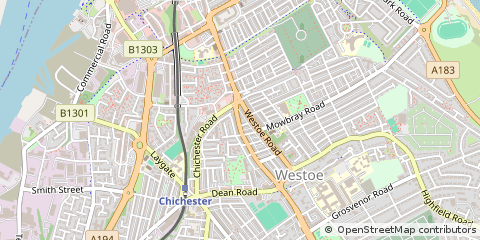 Map of South Shields, Tyne and Wear