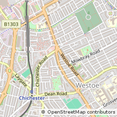 Map of South Shields, Tyne and Wear