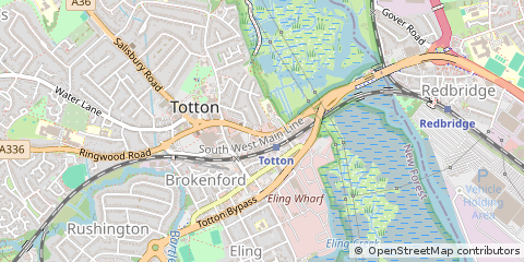 Map of Southampton