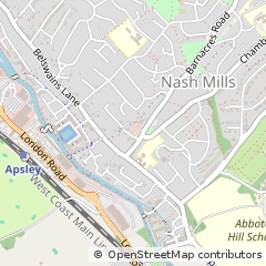 Map of Hemel Hempstead, Hertfordshire