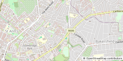 Map of Nottingham